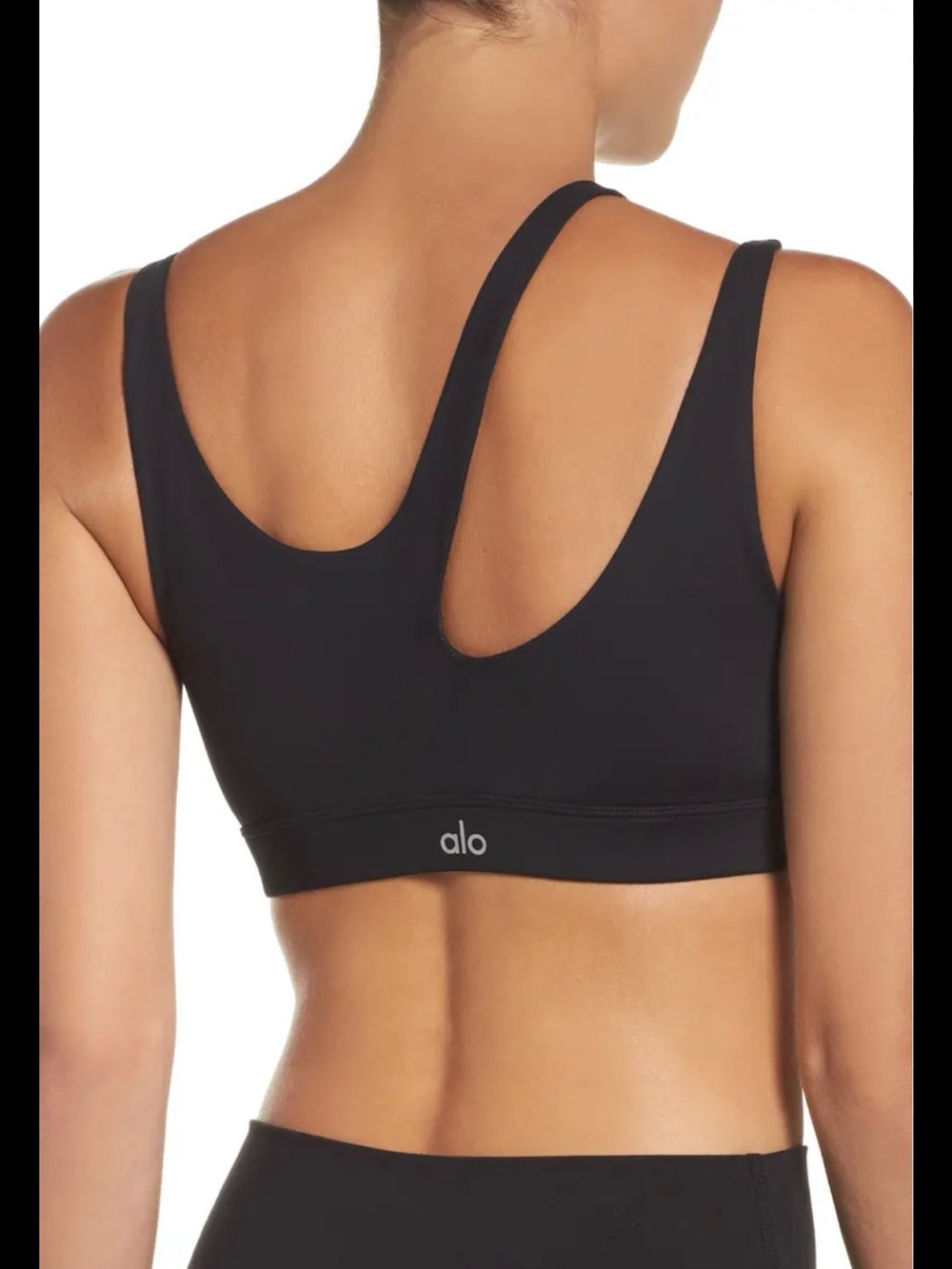 Alo Yoga Black Peak Sports Bra size S
